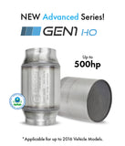 GESI G-Sport 300 CPSI EPA Compliant GEN1 3in Inlet/Outlet 4in x 4in Catalytic Converter- 350-500HP