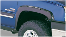 Cargar imagen en el visor de la galería, Guardabarros estilo bolsillo de Bushwacker para Chevy Silverado 1500 Classic Fleetside 2 piezas, color negro, 07-07