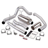 Sistema de escape Monster Banks Power 03-07 Ford 6.0L Excursion: escape simple SS con punta cromada