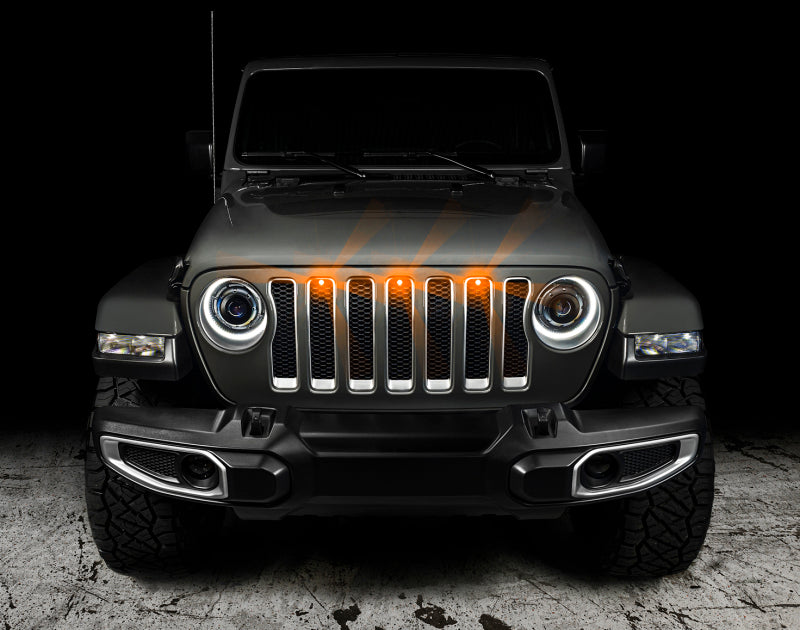 Kit de rejilla LED estilo Oracle Pre-Runner para Jeep Wrangler JL - Ámbar VER GARANTÍA