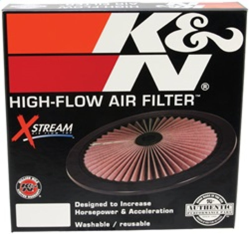 K&N X-Stream Top Round Lid Air Filter - 9 inch OD