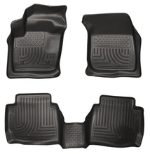 Cargar imagen en el visor de la galería, Husky Liners 13-16 Ford Fusion WeatherBeater Combo Black Floor Liners