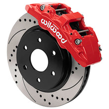 Cargar imagen en el visor de la galería, Wilwood 10-18 Ford F-150 Aero6-DM Front Brake Kit - Drilled Rotors (Red)