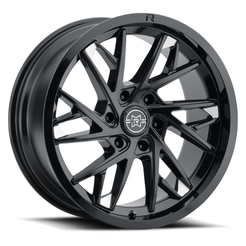 Method Raised MR801 20x9 / 6x5.5 BP / -12mm Offset / 106.25mm Bore - Gloss Black Milled Wheel (MR80129060512N)