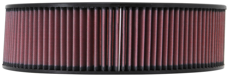 K&N E-3730 Custom High-Flow Round Air Filter 14in OD 4in Height — Universal Fit