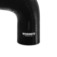 Cargar imagen en el visor de la galería, Mishimoto Silicone Reducer Coupler 90 Degree 2.5in to 4in - Black