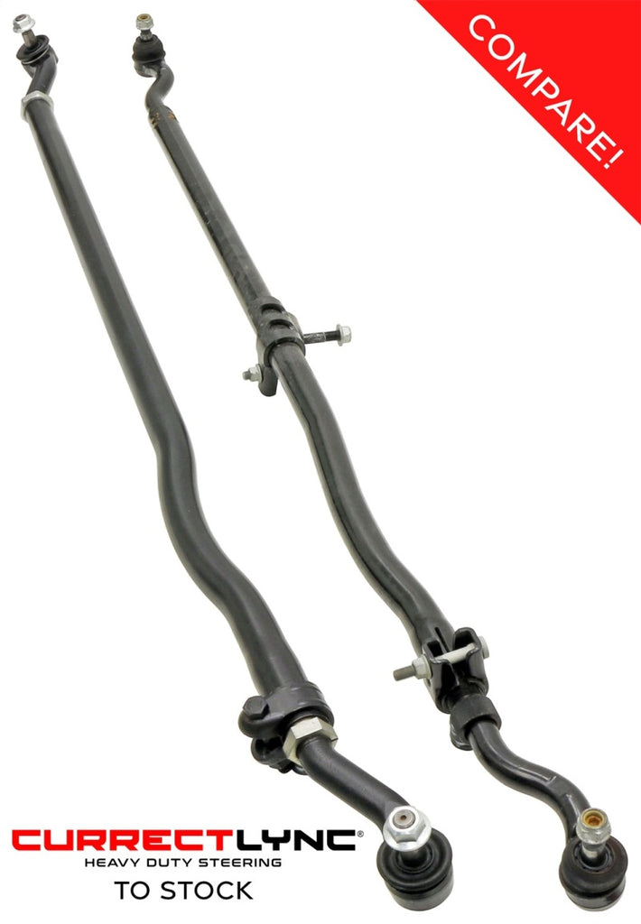 RockJock JK Currectlync Tie Rod 1.65in Dia. Tube