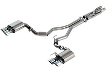 Cargar imagen en el visor de la galería, Borla 2020 Ford GT500 5.2L AT 3in ATAK CatBack Exhaust w/ Chrome Tips