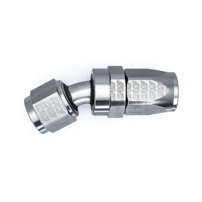 DeatschWerks 8AN 30-Degree Swivel Hose End CPE - Anodized Titanium