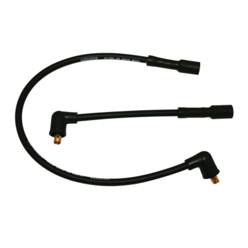 Moroso 85-96 Harley-Davidson FLT/FLHT/FLHR/FLTR/FLHS Ultra 40 Wire Set - Black (28323)