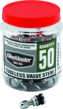 Cargar imagen en el visor de la galería, BikeMaster Valve Stem Chrome Tubeless Tub 50