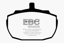 Cargar imagen en el visor de la galería, EBC 91-93 Morgan 4/4 1.6 Greenstuff Front Brake Pads