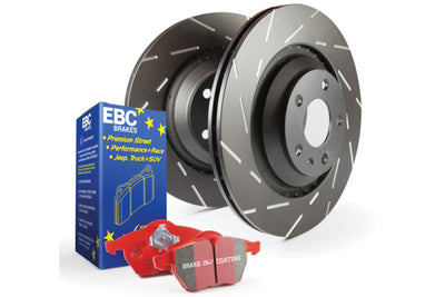 EBC S4 Redstuff Pads & USR Slotted Rotors Kit — Fits 2011-2021 Chrysler 300, Dodge Challenger/Charger