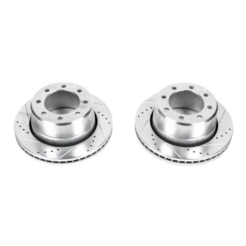 Power Stop 11-12 Ram 3500 Rear Drilled & Slotted Rotor - Pair