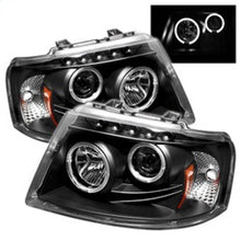 Cargar imagen en el visor de la galería, Faros delanteros de proyector LED Halo LED Blk Spyder Ford Expedition 03-06 (no incluidos) PRO-YD-FE03-HL-BK