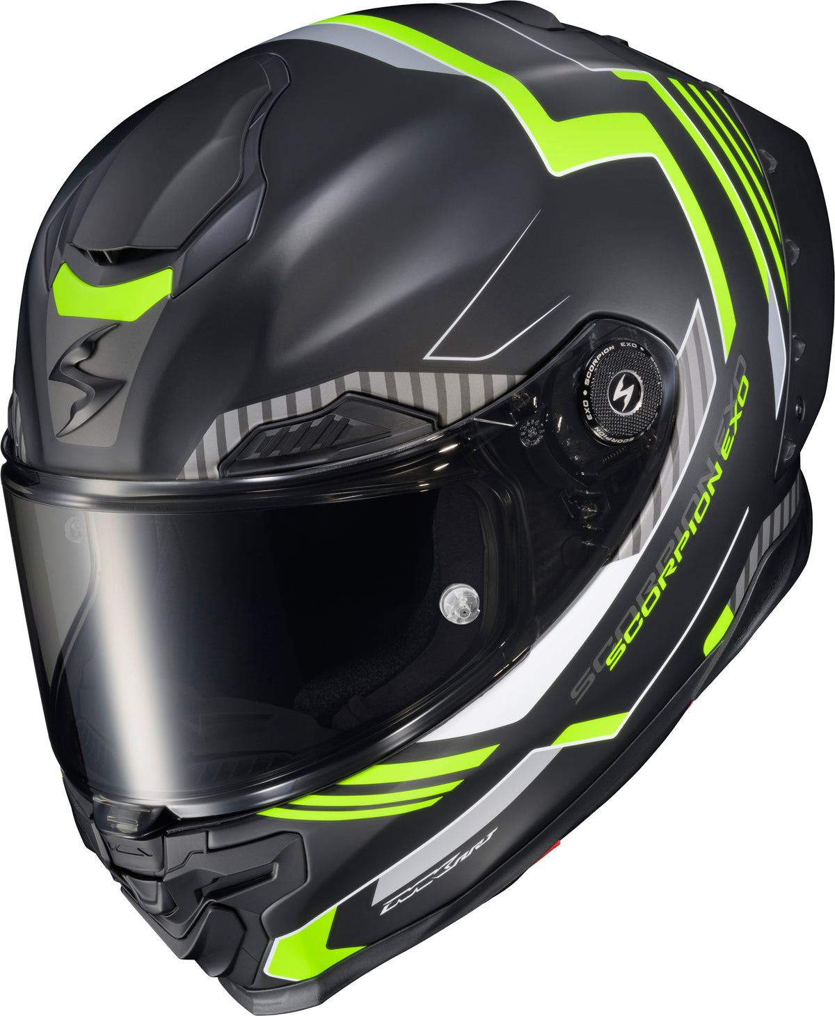 Scorpion EXO Apex EXO-Warp Full Face Helmet Atarax Black/HI-VIS 2X (WAR-3737)