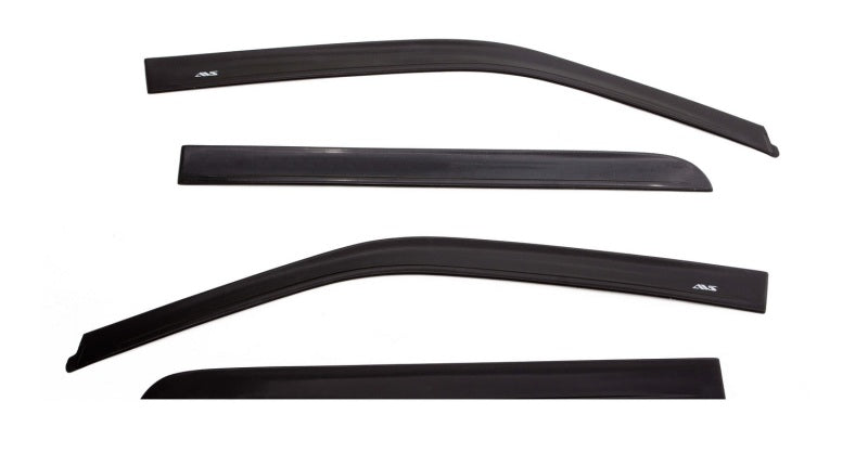 AVS 05-15 Toyota Tacoma Double Cab Ventvisor Low Profile Window Deflectors 4pc - Matte Black