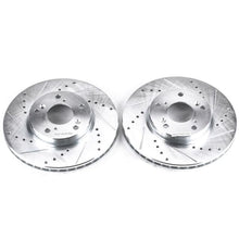 Cargar imagen en el visor de la galería, Power Stop 14-15 Acura ILX Front Evolution Drilled &amp; Slotted Rotors - Pair