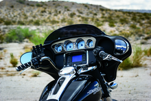 Load image into Gallery viewer, Kuryakyn Tri-Line Gauge Trim 14-Up Touring Models Chrome