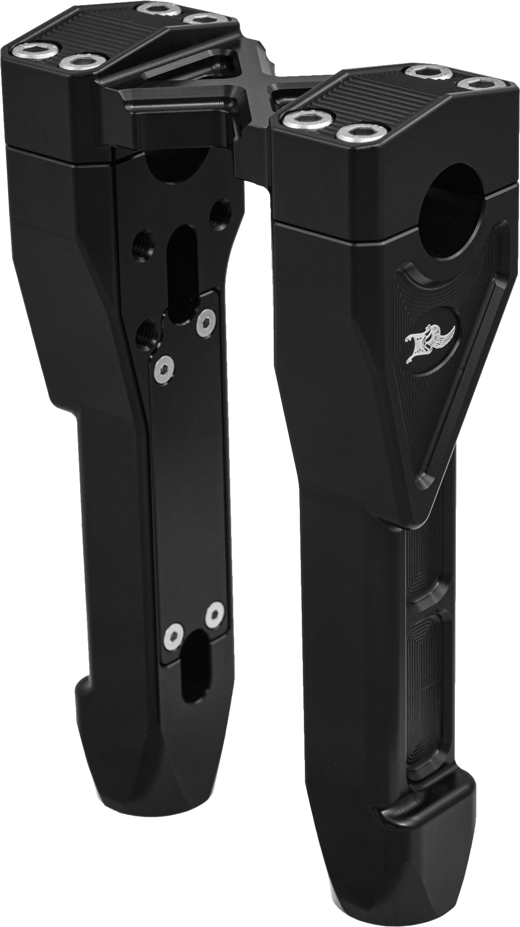 Kens Factory NL 1-1/8" X-Riser 8" Straight Black (KFR-02-1.125)