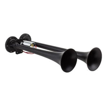 Load image into Gallery viewer, Kleinn Black Dual Horn/ 15In/12.25In - XCR2.0 Coated Zinc Alloy