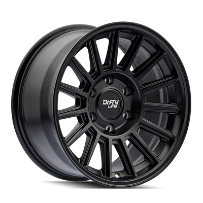 Dirty Life Journey 9316 17x8.5 6-139.7 0mm Offset Matte Black Wheel