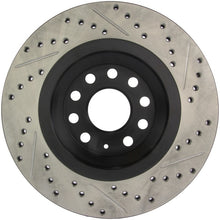 Cargar imagen en el visor de la galería, Rotor trasero derecho ranurado y perforado StopTech 09 VW Passat CC / 06-09 Passat