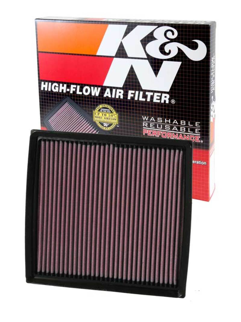 K&N Drop-In Air Filter — Fits 05-08 Pontiac Grand Prix, 06-11 Chevy Impala, 06-07 Chevy Monte Carlo