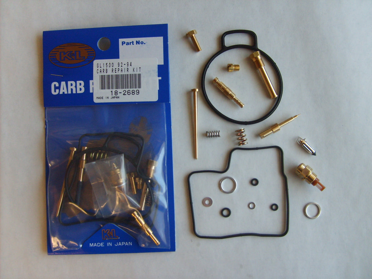 K&L Supply Carburetor Repair Kit 18-2689 — Fits Multiple Motorcycles