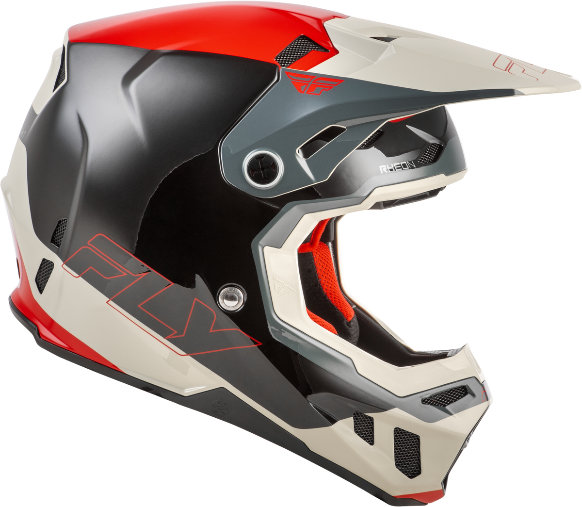 Fly Racing Formula CC Glide Helmet Black/RED/Grey XL (73-4353X)