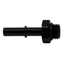 Load image into Gallery viewer, DeatschWerks 6AN ORB Male to 5/16in Male EFI Quick Connect Adapter - Anodized Matte Black