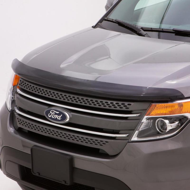 AVS 11-14 Ford Edge High Profile Bugflector II Hood Shield - Smoke