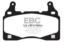 Cargar imagen en el visor de la galería, EBC 11-15 Chevrolet Camaro (5th Gen) 6.2 Yellowstuff Front Brake Pads