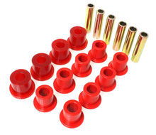 Cargar imagen en el visor de la galería, Energy Suspension Jeep Spring Bushing Set - Red