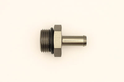 DeatschWerks 8AN ORB Male to 5/16in Barb Fitting — Fuel System Adapter