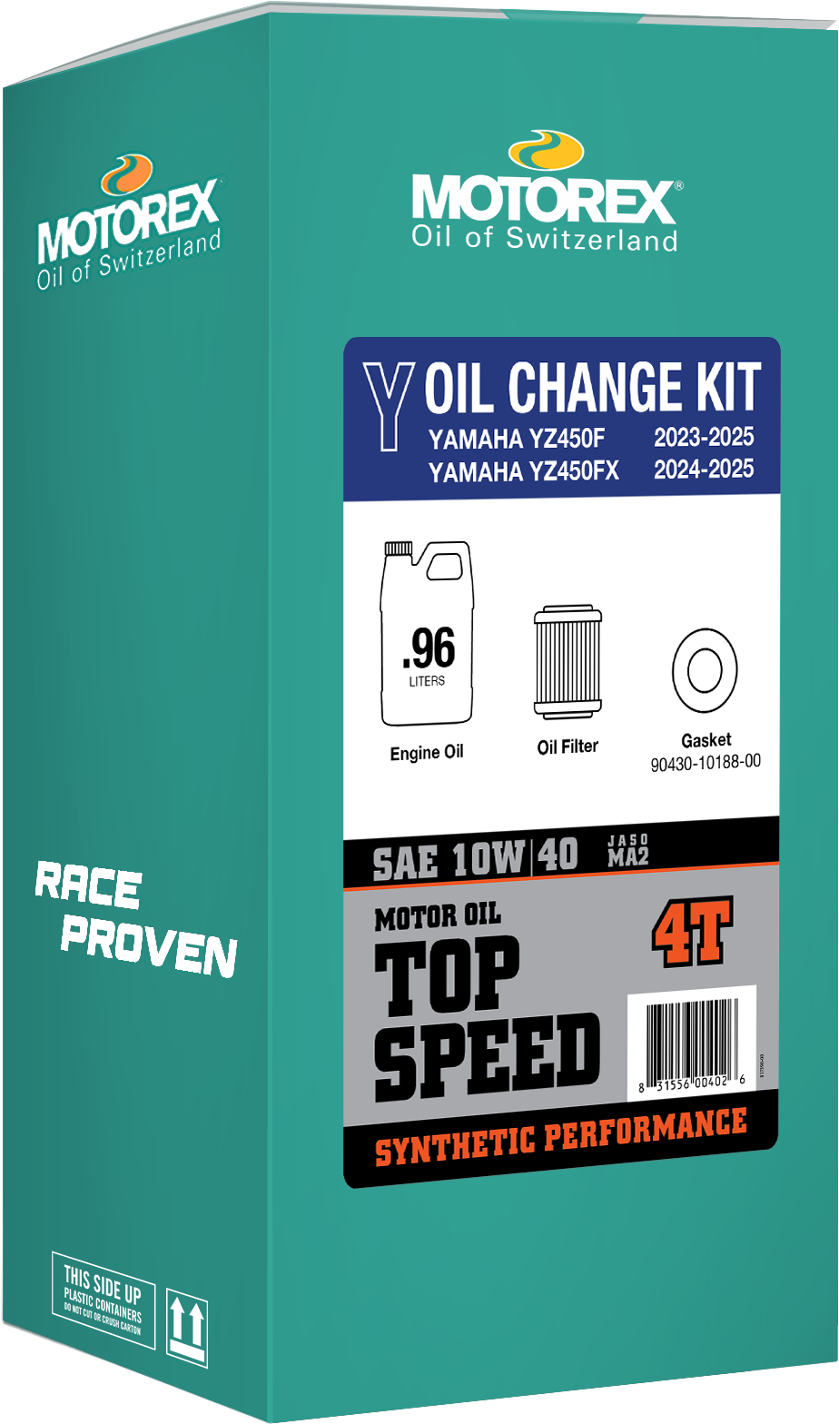 MOTOREX TOP Speed OIL Change KIT 0.96L 10W/40 YAM (311246)