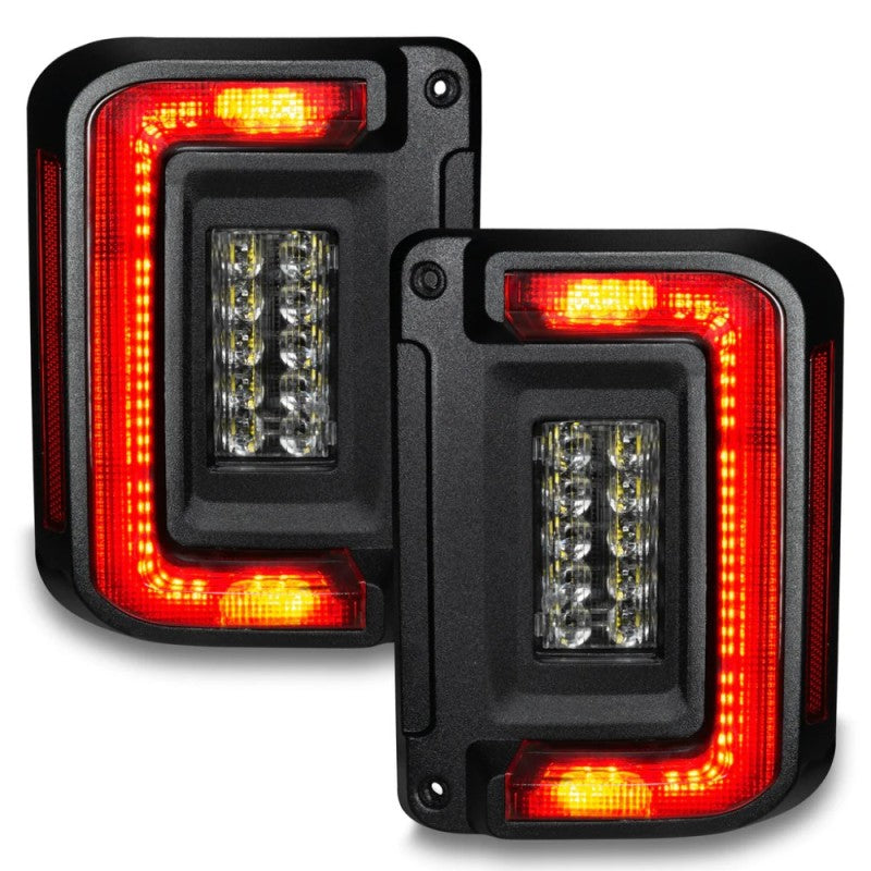 Luces traseras LED empotradas para Jeep Wrangler JK Oracle 07-17 - Tintadas VER GARANTÍA