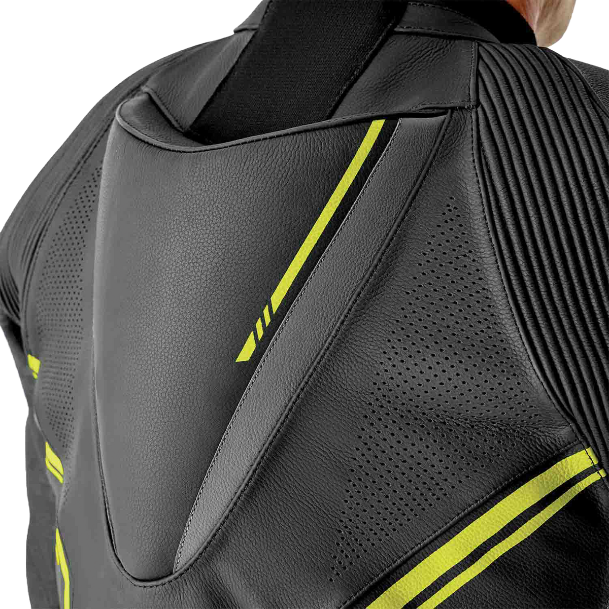 RST S1 D3O Suit BLK/GRY/FLO YEL Leather XL (103604F.YEL-46)