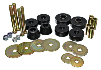Energy Suspension Hyper-Flex Polyurethane Body Mount Kit — Fits 1963-1966 Chevrolet C10 Pickup
