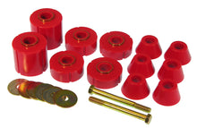 Cargar imagen en el visor de la galería, Prothane 73-80 GM Body Mount 12 Bushing Kit - Red