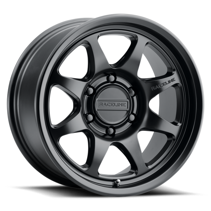 Raceline 962B Maverick 17x8.5in / 5x127 BP / 0mm Offset / 78.1mm Bore - Satin Black