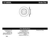 Rotor trasero izquierdo ranurado y perforado StopTech 00-09 S2000