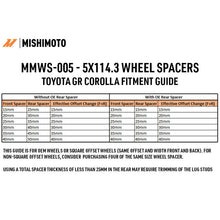 Cargar imagen en el visor de la galería, Mishimoto Wheel Spacers - 5x114.3 - 60.1 - 15 - M12 - Black