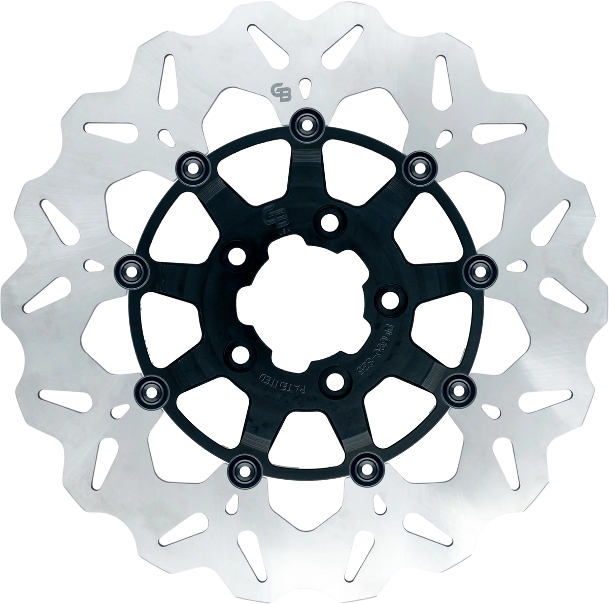 Gbrakes Rotor 11.5" Floating Wave FR Black (GBDU001)