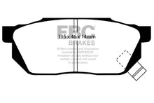 Cargar imagen en el visor de la galería, EBC 84-87 Honda Civic CRX 1.5 DX Yellowstuff Front Brake Pads