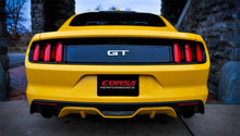 Cargar imagen en el visor de la galería, Corsa 2015 Ford Mustang GT Fastback 5.0 3in Xtreme Cat Back Exhaust w/ Dual  Black 4.5in Tips