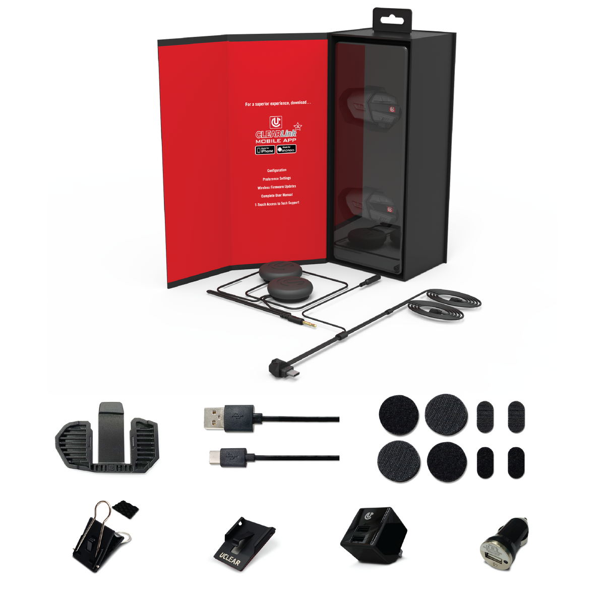 Uclear Motion HDX-V Dual KIT Helmet Audio Dual KIT (180513)