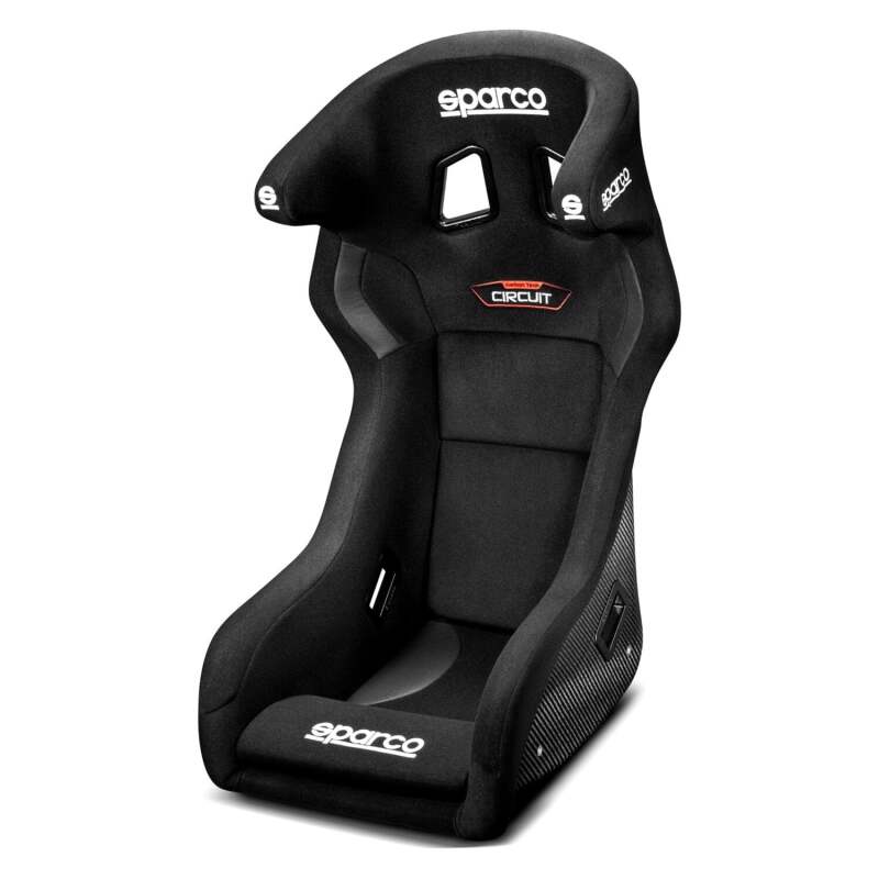 Sparco Circuit II Carbon QRT Racing Seat — Black