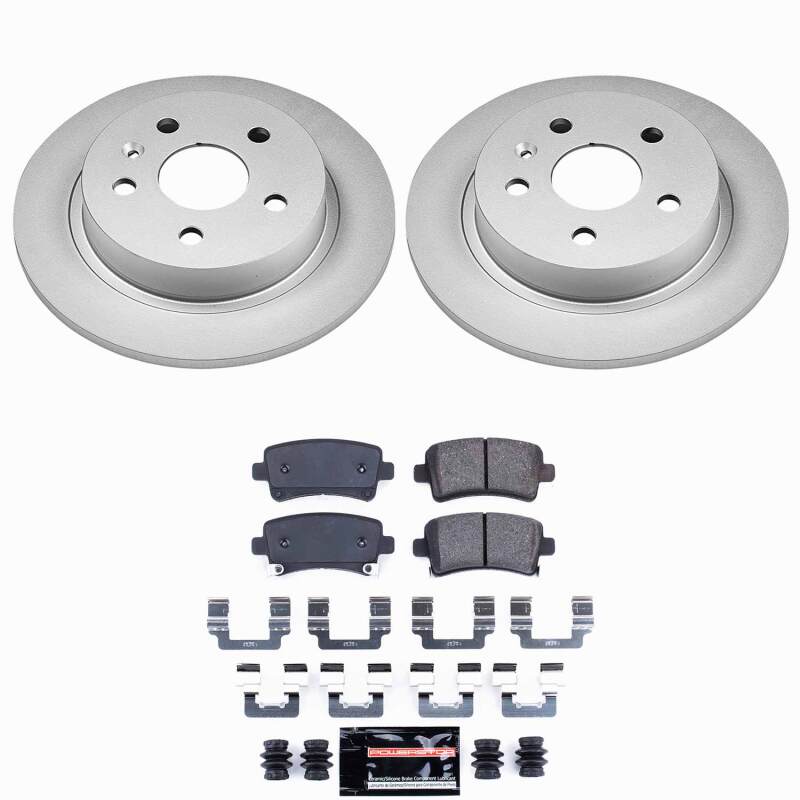 Power Stop 12-16 Buick LaCrosse Rear Z23 Coated Brake Kit