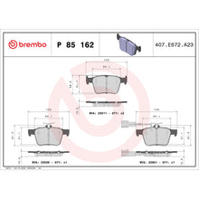 Load image into Gallery viewer, Brembo 18-20 Audi RS3/ Audi TT RS Quattro Rear Low-Met Brake Pad
